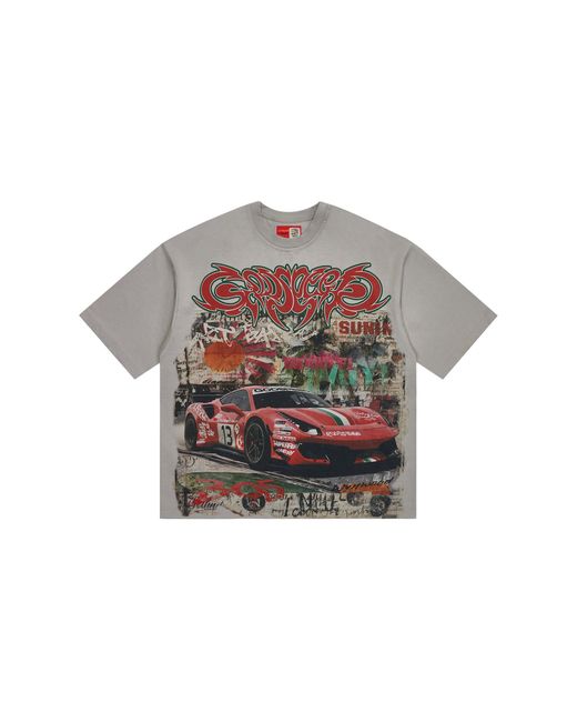 GODSPEED NEW YORK Black 305 Superrun T-Shirt Wash" Gs550" for men
