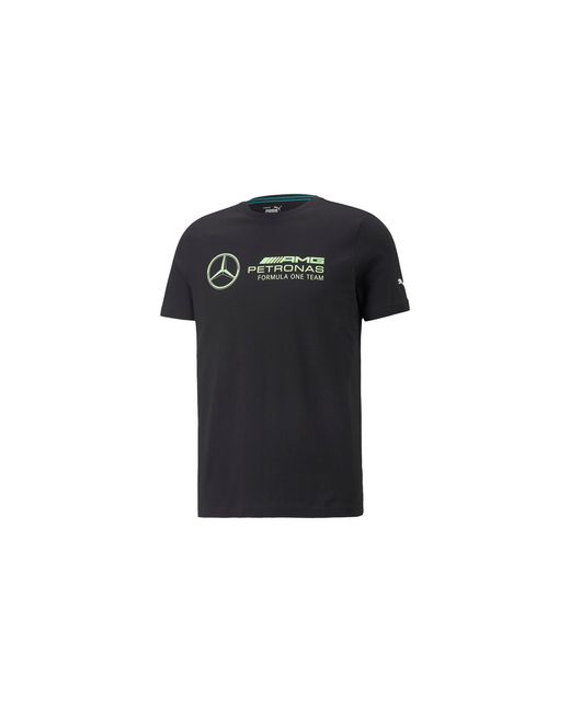 PUMA Black Mapf1 Mercedes Logo Tee 534917 01" for men