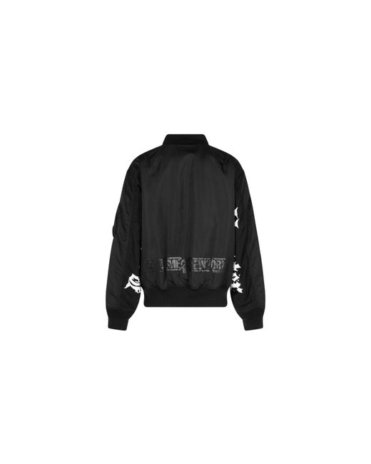 Supreme Black Bounty Hunter Ma-1 Jacket "Fw23" Su249"