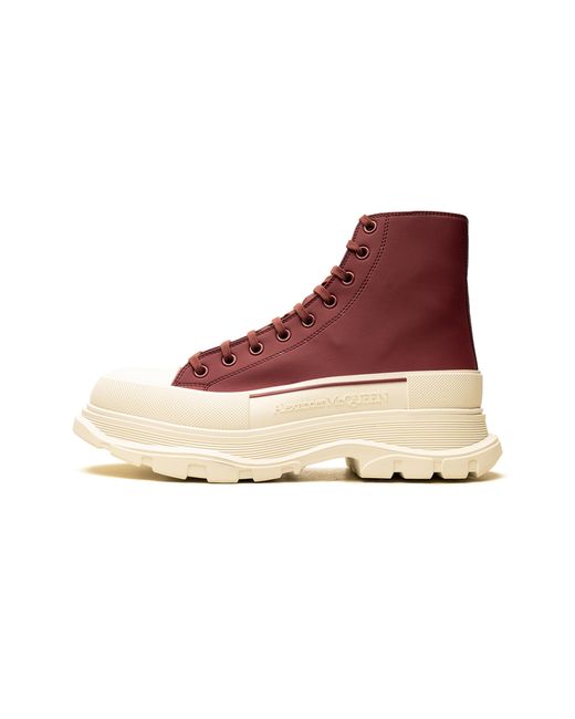 McQueen Red Oversized Sneaker Burgundy" 682417 6124" for men
