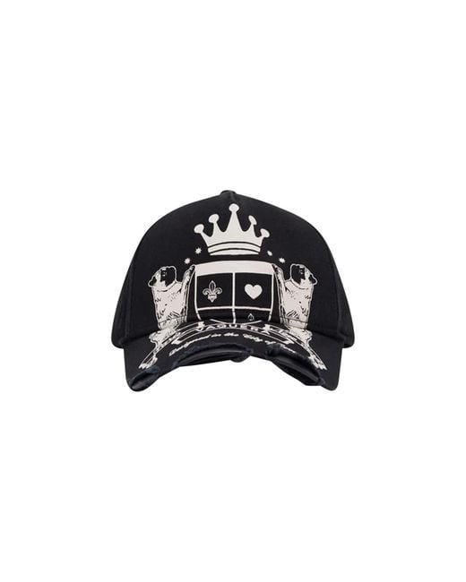 VAQUERA Black Crown Baseball Hat Vaq11K600"