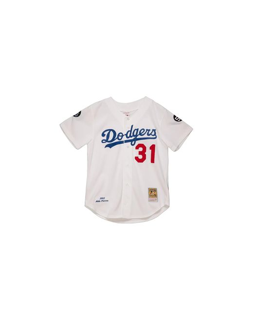 Mitchell & Ness Black Mlb Mike Piazza Home Jersey "1993 Los Angeles Dodgers for men