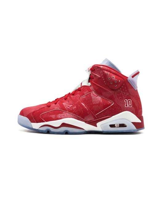 Nike Red Air 6 Retro "Slam Dunk" Sneakers for men