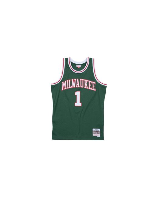 Mitchell & Ness Green Nba Oscar Robertson Swingman Jersey "1970-71 Milwaukee Bucks for men