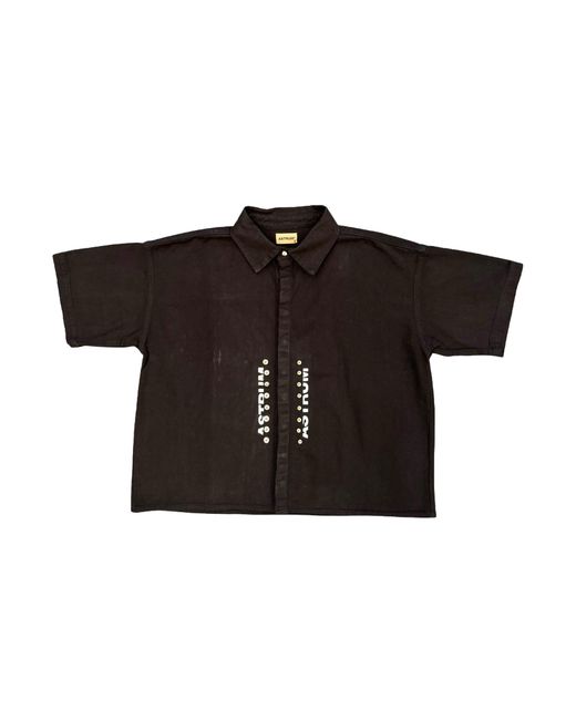 Astrum Black Rivet Shirt Ast022" for men