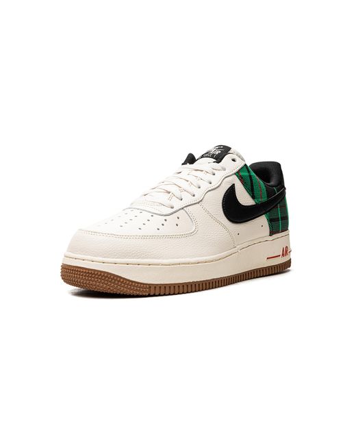 Nike Black Air Force 1 Low '07 Lx "Plaid Pale Ivory Stadium" Dv0791 100" for men