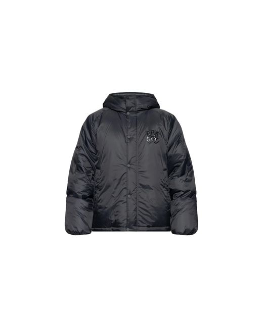 Amiri Black Hooded Down Jacket Amoudo1002 001" for men