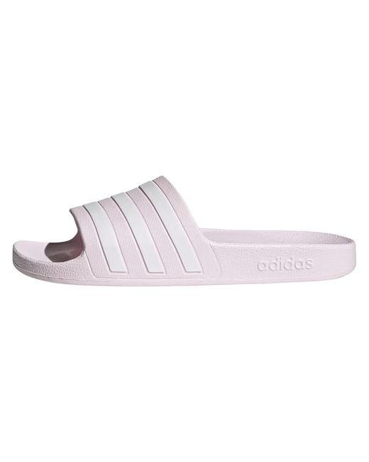 Adidas Black Adilette Aqua Slides "Almost Cloud" Gz5878" for men