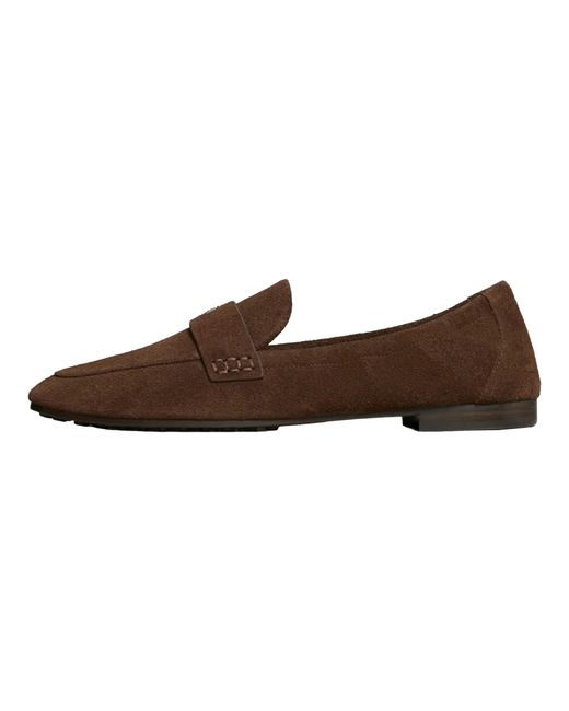 Tory Burch Brown Ballet Loafer "Dark Cocoa" 141183-201"