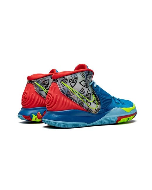 Nike Blue Kyrie 6 Pre Heat "Nyc" Cn9839 401" for men