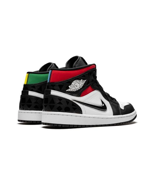 Nike Black Air 1 Mid "Quai 54" Cj9219 001" for men