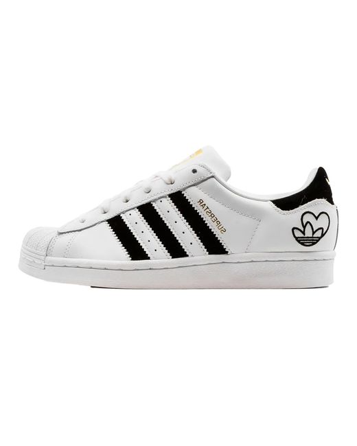 Adidas Black Superstar "Heart Logo" Fy4755"