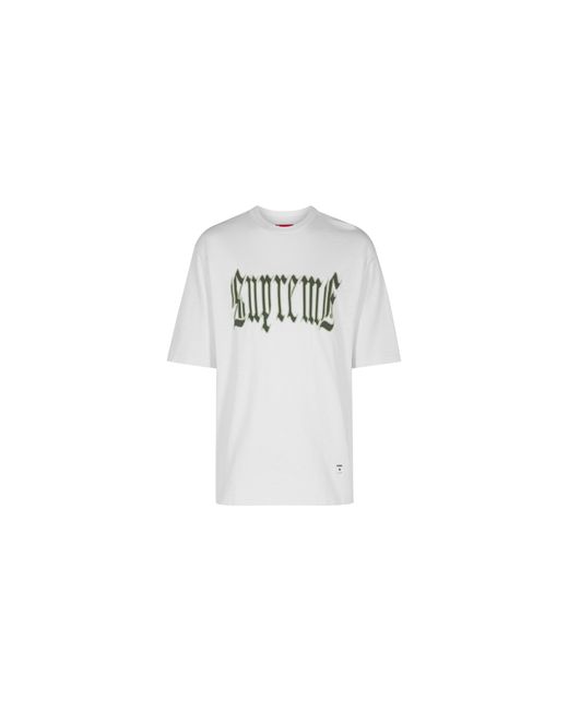 Supreme Black Old English S/S Top "Ss24" Su447"