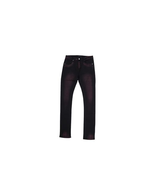 RTA Black Olivier Highlight Tapered Denim Jeans Mf24D835 B1838Bkrdh" for men