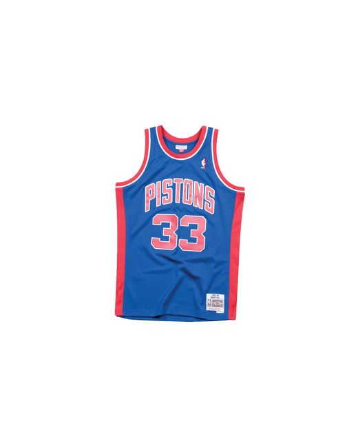 Mitchell & Ness Blue Detroit Pistons Grant Hill Swingman Jersey "1995 for men