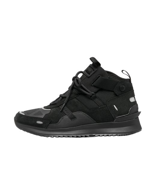 Lacoste Black Run Breaker Running Sneakers 40Sma0001 02H" for men