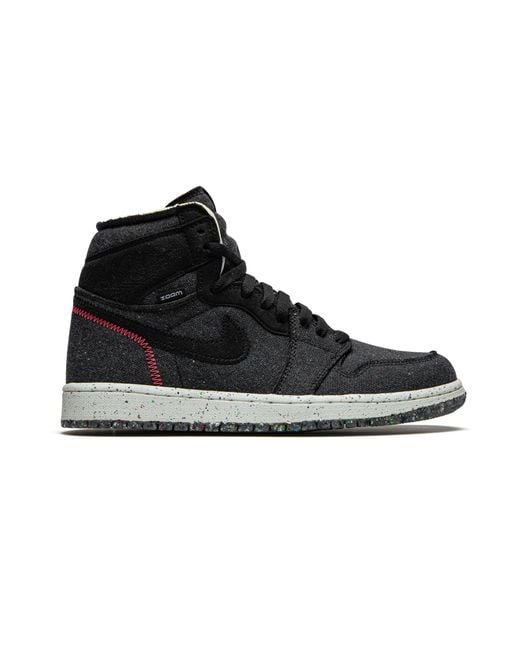 Nike Black Air 1 Retro High Og Zoom "Crater" Cw2414 001" for men