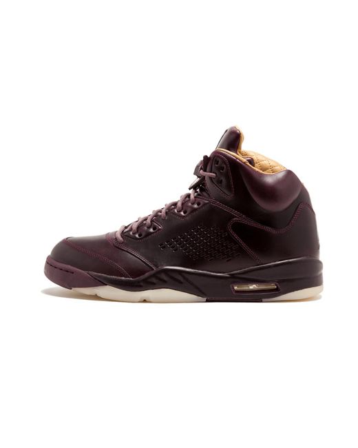 Nike Black Air 5 Retro Prem "Bordeaux" 881432 612" for men