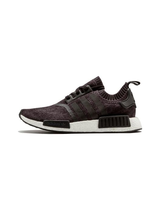 Adidas Black Nmd R1 Pk "Winter Wool" Bb0679" for men