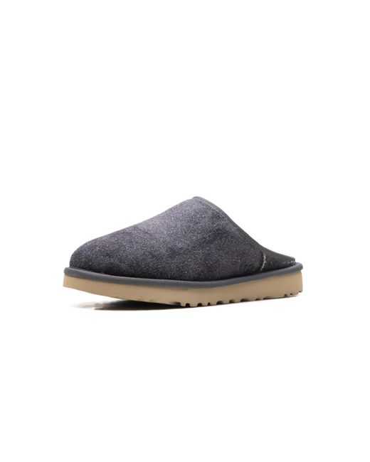 Ugg Black Classic Slip-On Shaggy Suede Slipper "Dark" 1153104 Dgry" for men