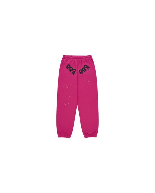 Sp5der Black Angel Number Sweatpants 311" for men
