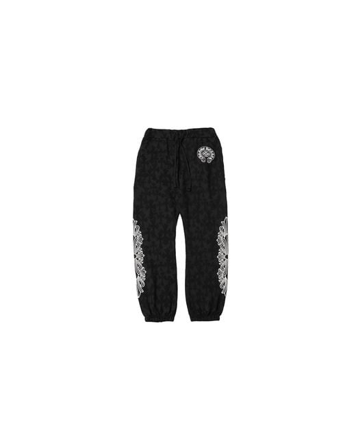 Chrome Hearts Black Cemetery Sweatpants Chrm0136" for men