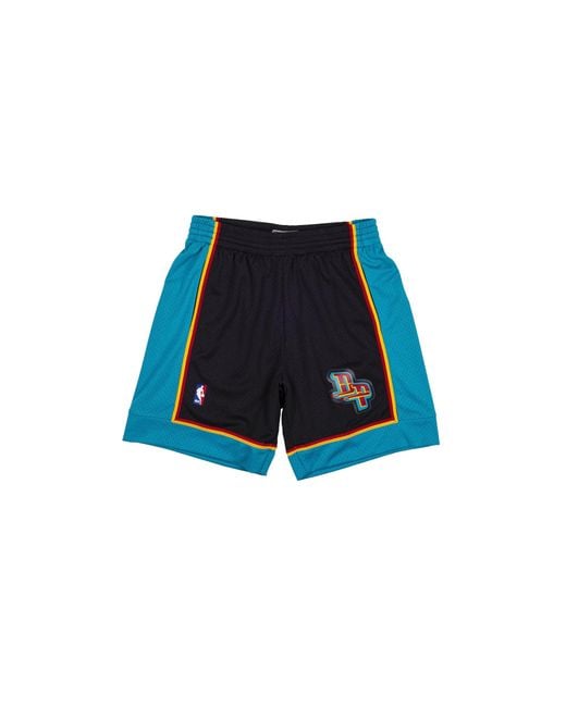 Mitchell & Ness Black Nba Reload Swingman Shorts "1998 Detroit Pistons for men