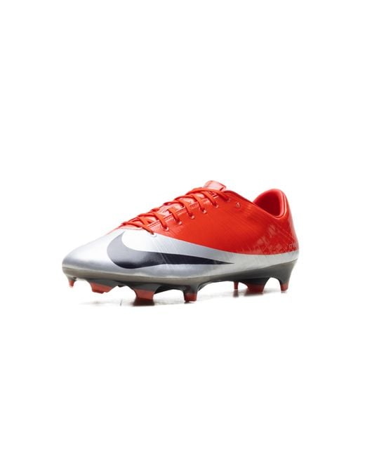 Nike Red Zoom Mercurial Vapor Superfly 1 Rgn Fg Se "Cr7 Max Metallic" Iq2995 801" for men