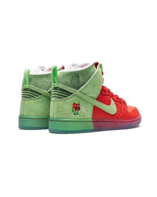 Nike Black Sb Dunk High "Strawberry Cough" Cw7093 600" for men