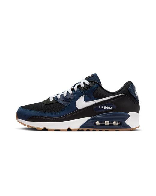 Nike Blue Air Max 90 'midnight Navy Gum' "midnight Navy" Shoes for men