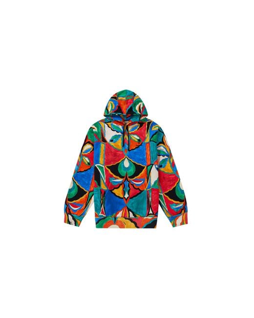 Supreme Black Emilio Pucci Hooded Sweatshirt "Ss21