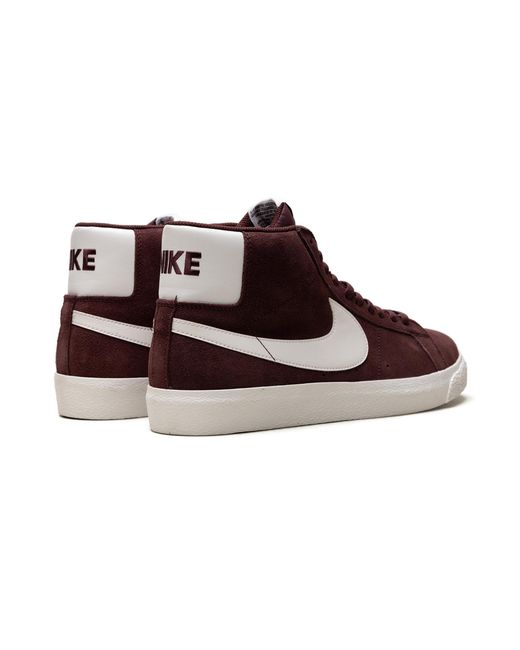 Nike Purple Zoom Blazer Mid Sb "Burgundy" Fd0731 600" for men