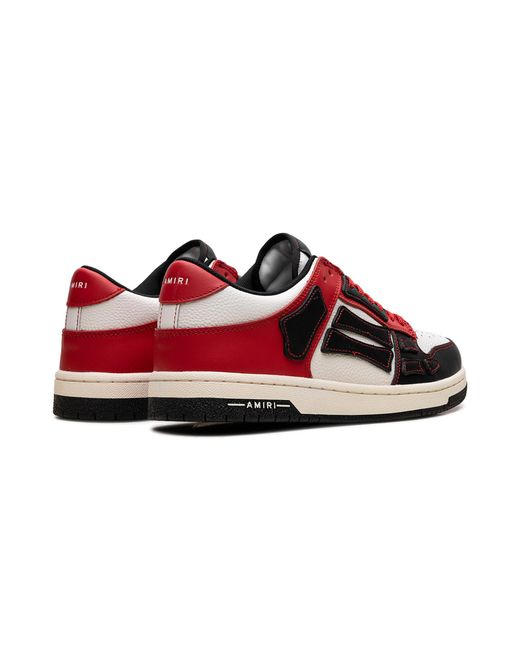 Amiri Red Cny Skel Top Low Sneakers Amfosr1021 009" for men