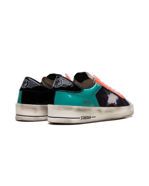 Golden Goose Deluxe Brand Black Stardan Lab "Patent Leather And Mesh With Rubber Star" Gmf00370 F006973 82885" for men