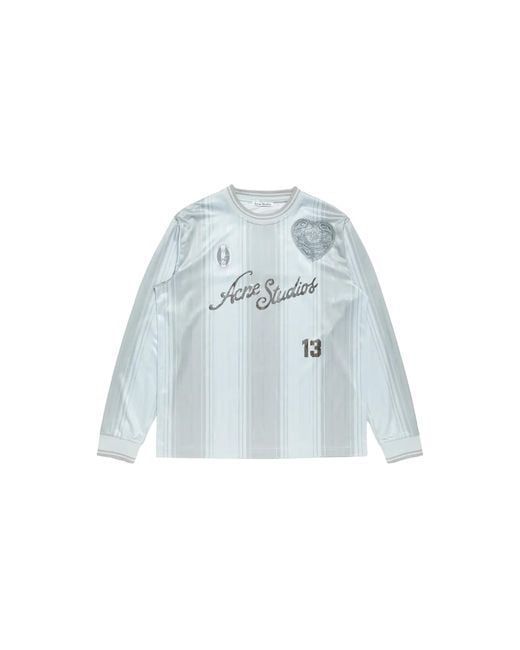 Acne Black Logo Sports Jersey Top Bl0437 902" for men