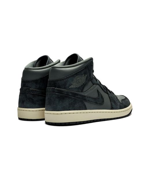 Nike Black Air 1 Mid "Distressed Smoke" Fj3448 001"