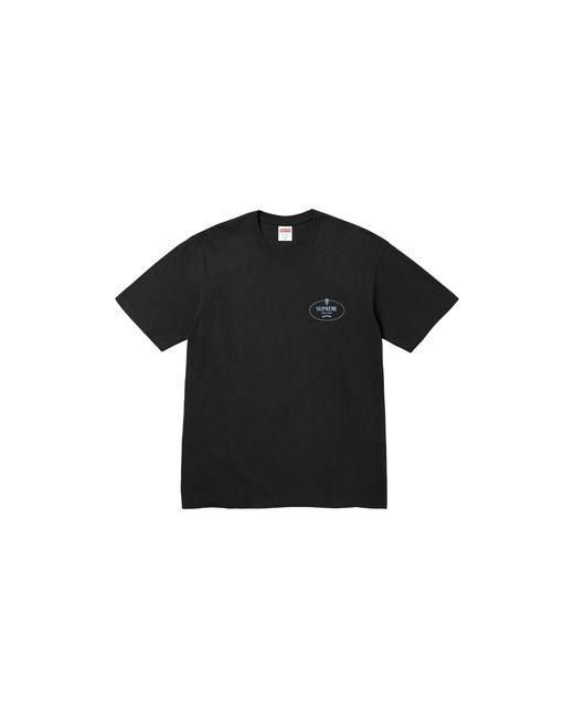 Supreme Black Crest T-Shirt "Fw24