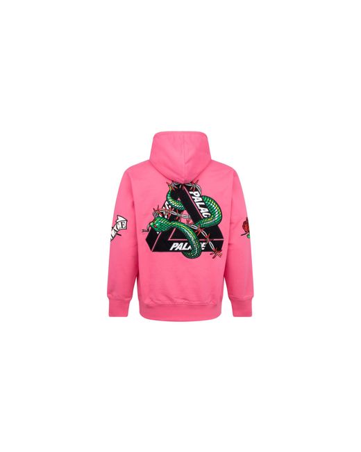 Palace Pink Hesh Mit Fresh Hoodie "Ss 20" P18Cs113" for men