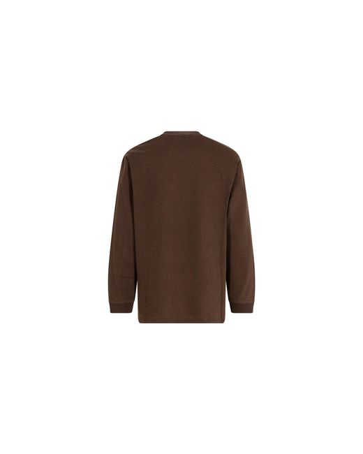 Supreme Black Tnf Pigment Printed L/S T-Shirt X The North Face