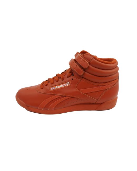 Reebok Red Freestyle Hi "Burnt Amber" Fy5499"