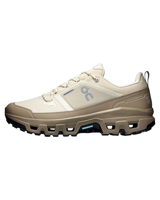 On Shoes Black Cloudrock Low Wp "Grain Soba" 3Mf10255320" for men