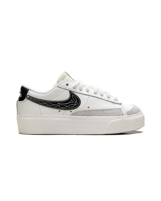 Nike Black Blazer Low Platform "Needlework" Fj4556 133"