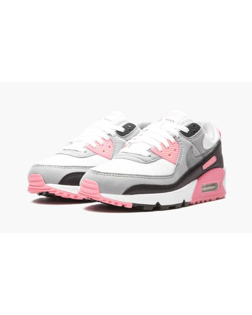 air max 90 rose on feet