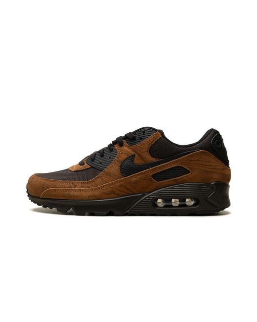 Nike Black Air Max 90 Premium "Light British Tan Velvet" Iq0283 281" for men