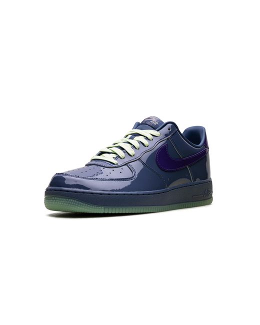 Nike Blue Air Force 1 Low "Patent Leather Mystic Grape Ice" Io4489 400" for men