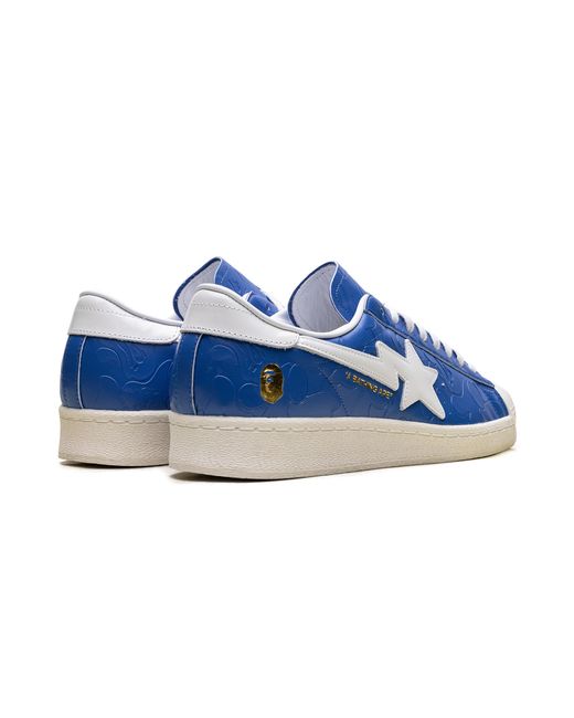 Adidas Blue Superstar Vintage "Bape" Jr2702" for men