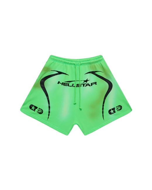 HELLSTAR Green Warm Up Shorts Hsr246" for men