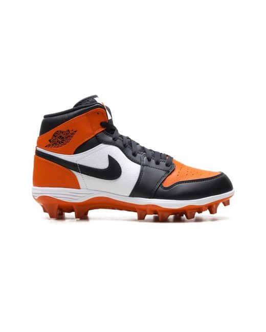 Nike Black Air 1 Mid Cleats "Shattered Backboard" Fj6805 801" for men