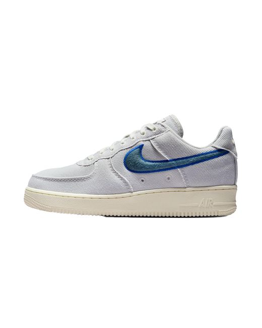 Nike Black Air Force 1 Low Canvas "Photon Dust" Hv1204 001" for men