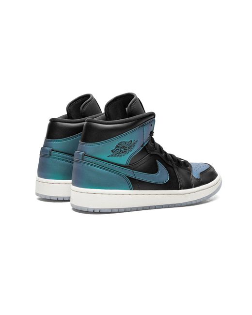 Nike Blue (Wmns) 1 Mid 'Metallic'